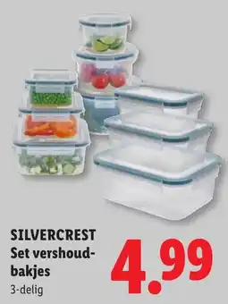Lidl Silvercrest set vershoud bakjes aanbieding