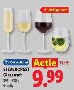 Lidl Silvercrest glazenset aanbieding
