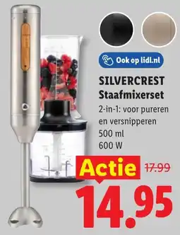 Lidl SILVERCREST Staafmixerset aanbieding