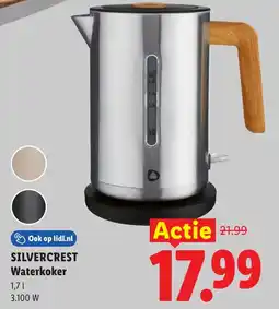Lidl Silvercrest waterkoker aanbieding