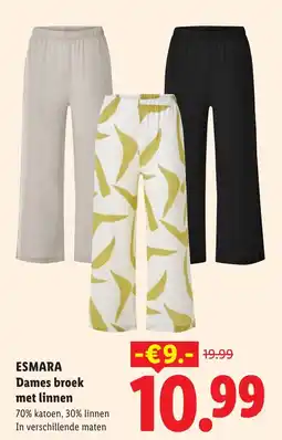 Lidl Esmara dames broek aanbieding