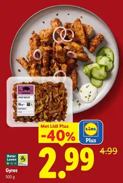 Lidl Gyros aanbieding
