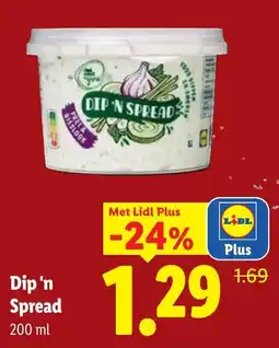 Lidl Dip 'n Spread aanbieding