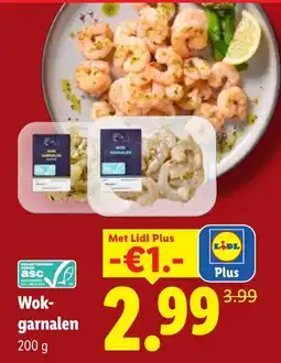 Lidl Wok garnalen aanbieding