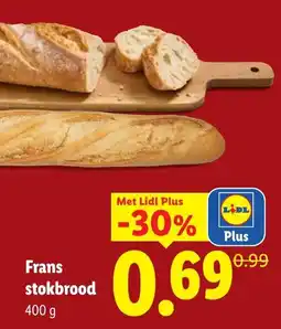 Lidl Frans stokbrood aanbieding
