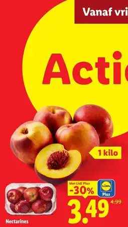 Lidl Nectarines aanbieding