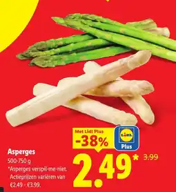 Lidl Asperges aanbieding