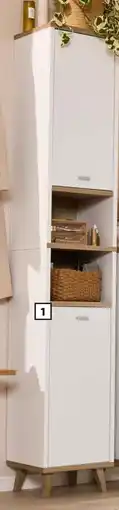 Lidl Livarno Hoge badkamerkast aanbieding