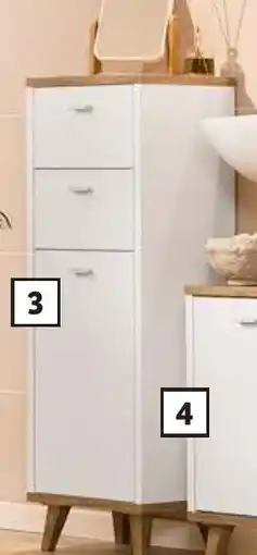 Lidl Livarno Smalle badkamerkast Corfu aanbieding