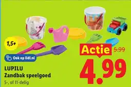 Lidl Lupilu Zandbak speelgoed aanbieding