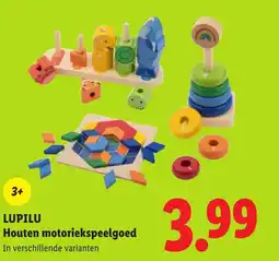 Lidl Lupilu Houten motoriekspeelgoed aanbieding