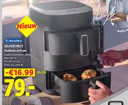 Lidl Silvercrest Dubbele airfryer aanbieding