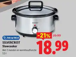 Lidl Silvercrest Slowcooker aanbieding