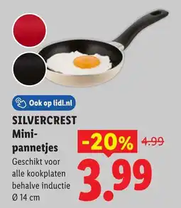 Lidl Silvercrest Mini- pannetjes aanbieding