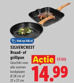 Lidl Silvercrest Braad- of grillpan aanbieding