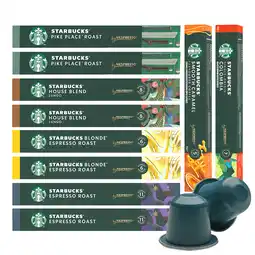 Koffievoordeel.nl Starbucks by Nespresso proefpakket - 100 koffiecups aanbieding