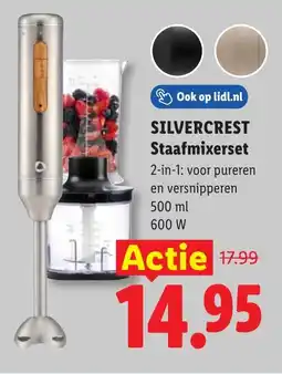 Lidl Silvercrest Staafmixerset aanbieding