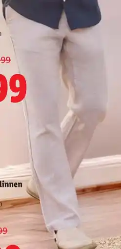 Lidl Esmara Men Heren broek met linnen aanbieding