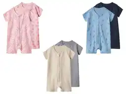 Lidl lupilu Set van 2 baby pyjama's aanbieding