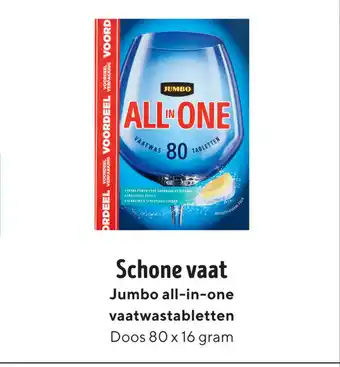 Jumbo Schone vaat 80 x 16g aanbieding