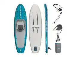Lidl Bestway Opblaasbaar SUP-board Hydro-Force Aqua Drifter met pomp en peddel aanbieding