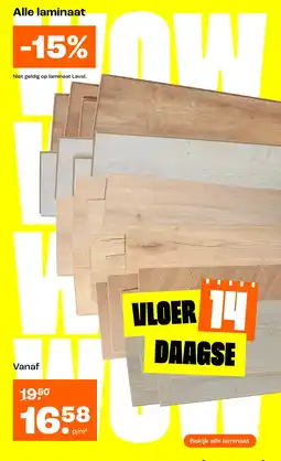 Kwantum Alle laminaat aanbieding