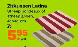 Kwantum Zitkussen Latina aanbieding