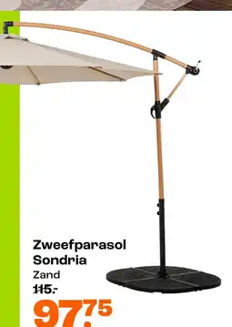 Kwantum Zweefparasol Sondria aanbieding