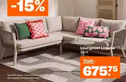 Kwantum Loungeset Lizzano aanbieding
