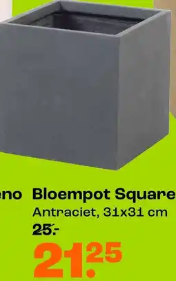 Kwantum Bloempot Square aanbieding