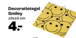 Kwantum Decoratietegel Smiley aanbieding