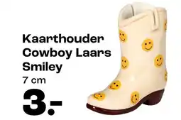 Kwantum Kaarthouder Cowboy Laars Smily aanbieding