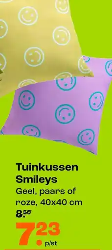 Kwantum Tuinkussen Smileys aanbieding
