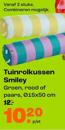 Kwantum Tuinrolkussen Smiley aanbieding