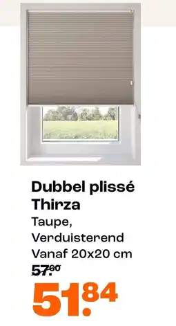 Kwantum Dubbel plissé Thirza aanbieding