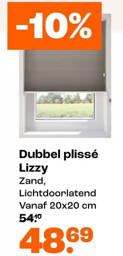 Kwantum Dubbel plissé Lizzy aanbieding