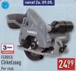 ALDI Ferrex Cirkelzaag aanbieding