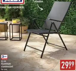 ALDI Belavi Aluminium standenstoel aanbieding