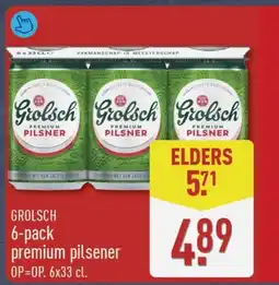 ALDI Grolsch premium pilsener aanbieding