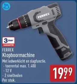 ALDI Ferrex klopboormachine aanbieding