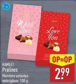 ALDI Hamlet Pralines aanbieding