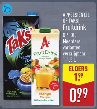 Appelsientje of taksi fruitdrink