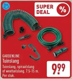 ALDI GARDENLINE Tuinslang aanbieding
