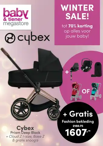 Baby & Tiener Cyberx Priam Deep Black aanbieding