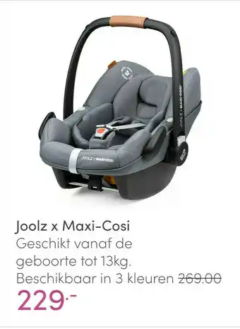 Baby & Tiener Joolz x Maxi-Cosi aanbieding