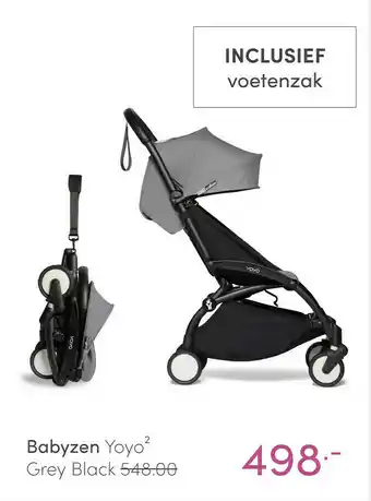 Baby & Tiener Babyzen Yoyo Grey Black aanbieding