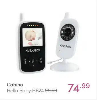 Baby & Tiener Cabino Hello Baby HB24 aanbieding