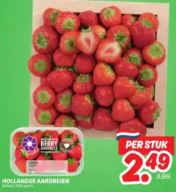 Dekamarkt Hollandse aardbeien aanbieding