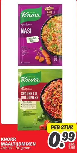 Dekamarkt Knorr maaltijdmix aanbieding