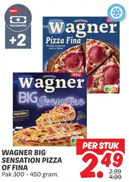 Dekamarkt Wagner big sensation pizza aanbieding